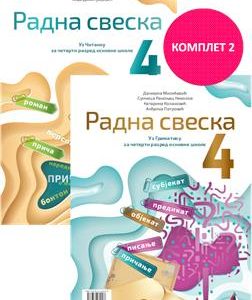 VULKAN SRPSKI JEZIK 4 , RADNA SVESKA ZA ČETVRTI RAZRED Radna sveska je dvostrana AUTORI : Maja Dimitrijević Danijela Milićević Katarina Kolaković Sunčica Rakonjac-Nikolov Anđelka Petrović