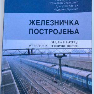ŽELEZNIČKA POSTROJENJA 1-2-3  ZA PRVI , DRUGI I TREĆI RAZRED ŽELEZNIČKA POSTROJENJA 1-2-3  ZA PRVI , DRUGI I TREĆI RAZRED železničke tehničke škole Autori : Miloš Ivić Toma Milojković Stanislav Stanković Dragutin Kostić Nedeljko Vučić Izdavač : Zavod ( Z U N S )